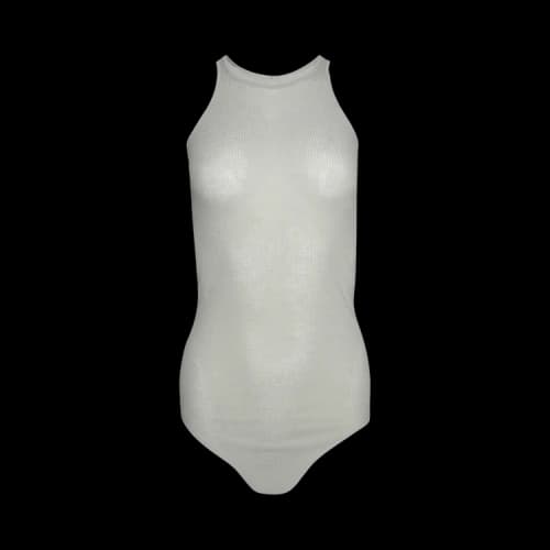 Rick Owens Basic Rib Tank 'Pearl'