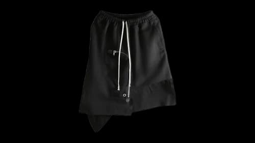 Rick Owens Women's Gonna Dracca Skirt Black