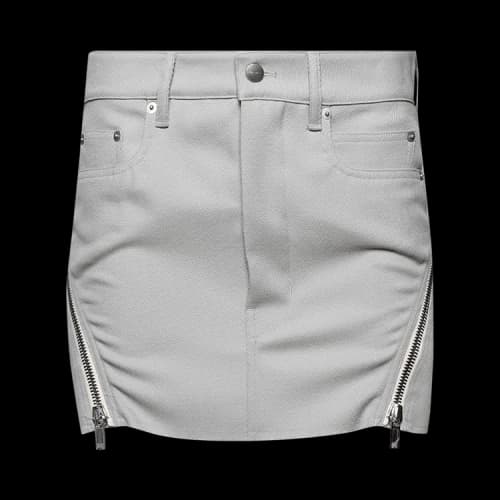 Rick Owens Bolan Banana Mini Skirt 'Pearl'