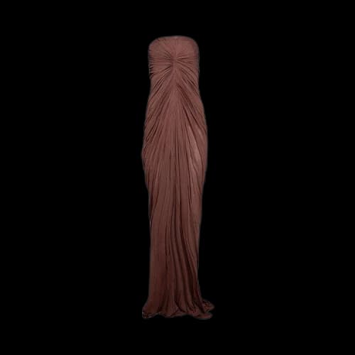 Rick Owens Radiance Bustier Gown 'Rosewood'