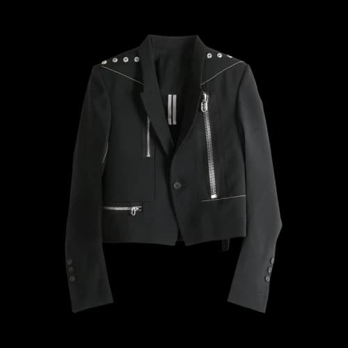 Rick Owens Giacca Alice Jacket 'Black/Pearl'