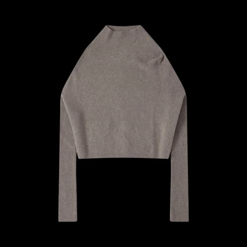Rick Owens Long-Sleeve Crater Maglia 'Dust'