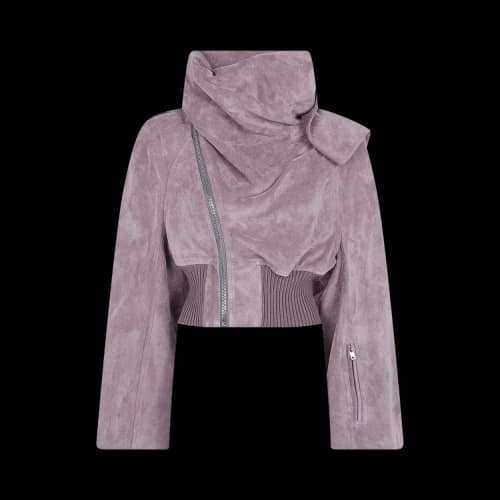 Rick Owens Pelle Imbottito Bomber 'Grape'