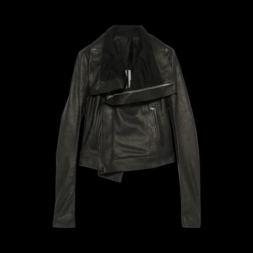 Rick Owens Classic Biker Jacket 'Black'