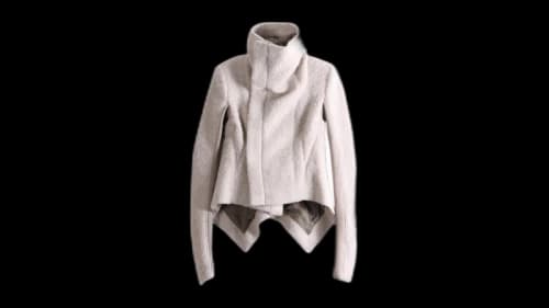 Rick Owens Women's Buttoned Naska Jacket Rose
