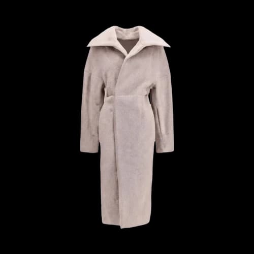 Rick Owens Dracucollar Belted Coat 'Tan'