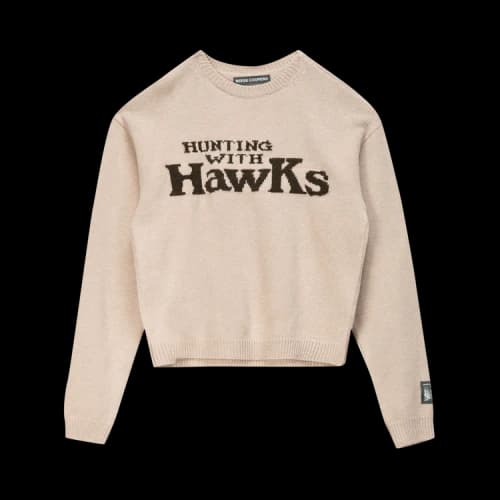 Reese Cooper Hunting With Hawks Sweater 'Cream'