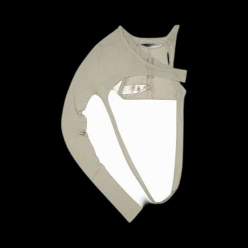 Rick Owens Banana Skeletank T-Shirt 'Pearl'