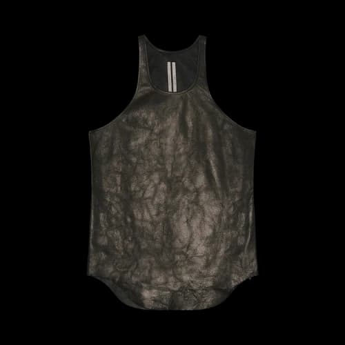 Rick Owens Leather Tank Top 'Black'