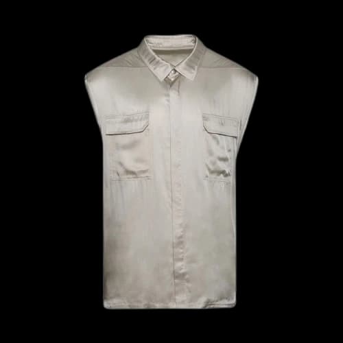 Rick Owens Jumbo Sleeveless Shirt 'Dinge'