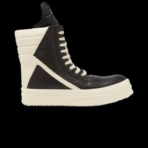 Rick Owens Hollywood Runway Mega Geobasket High 'Black Milk'