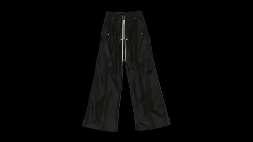 Rick Owens Strapped Wide Bela Pants Black