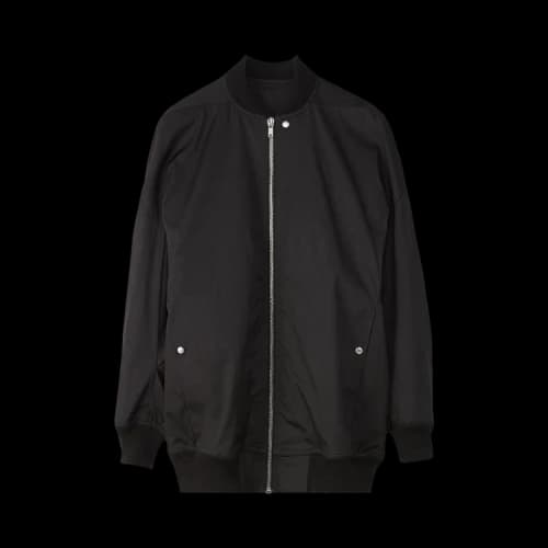 Rick Owens Porterville Embroidered Bomber Jacket 'Black'