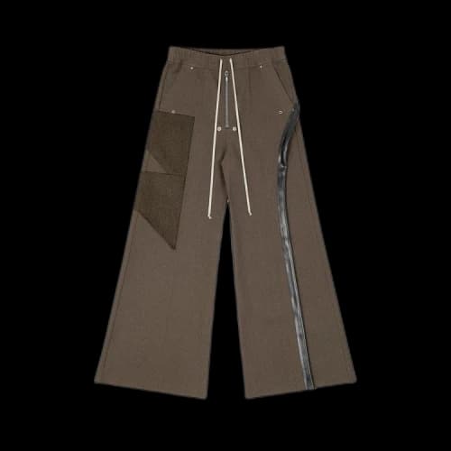 Rick Owens Wide Bela Pants 'Ash/Brown/Black'