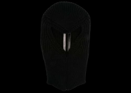 Rick Owens Maglia Passamontagna Hat Black