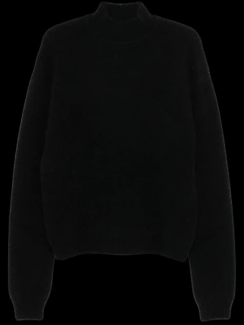 Rick Owens Turtle Neck Sweater Black