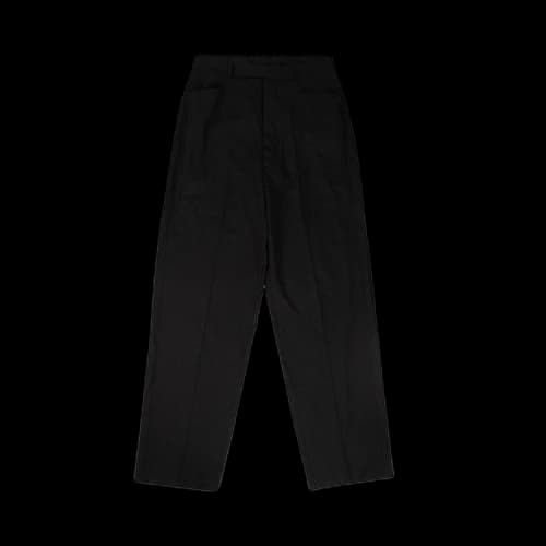 Rick Owens Polyester Neue High Rise Trousers 'Black'