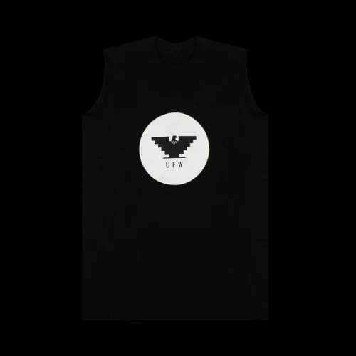 Rick Owens Eagle Print Level Tank Top 'Black'