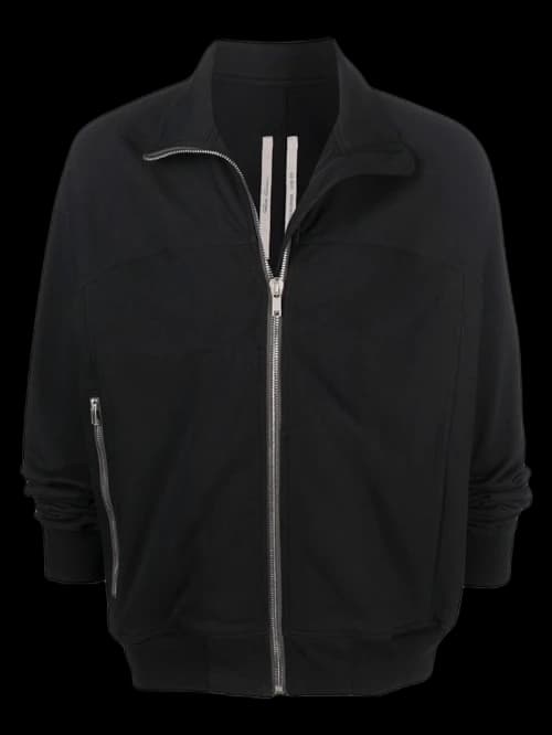 Rick Owens Jogger Zip-Up Sweatshirt Black