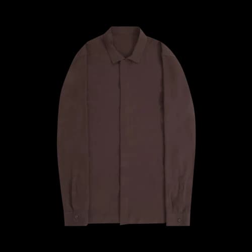 Rick Owens Office Shirt 'Oxblood'
