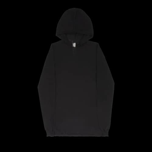 Rick Owens Long-Sleeve Sweater Hoodie 'Black'