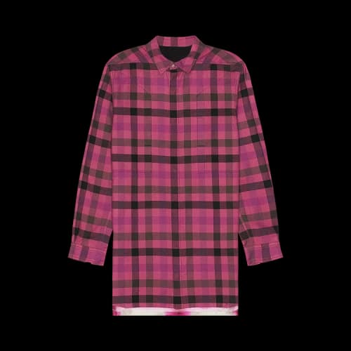 Rick Owens Fog Pocket Outershirt 'Fuschia'