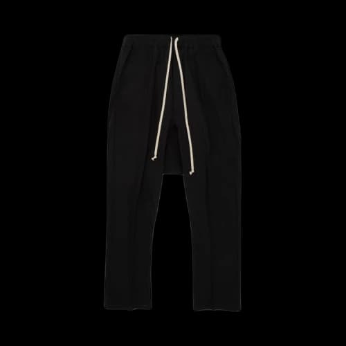 Rick Owens Drawstring Cropped Pants 'Black'