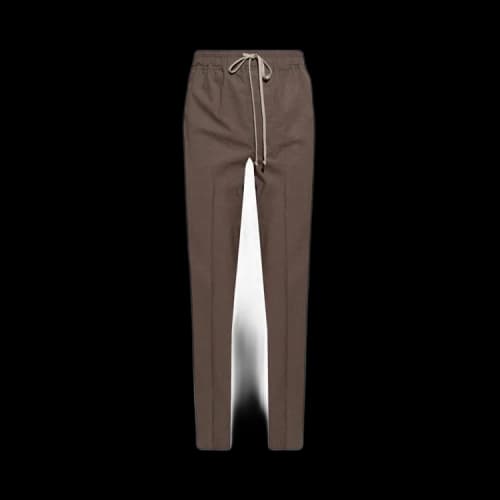 Rick Owens Drawstring Slim Long Pants 'Dust'