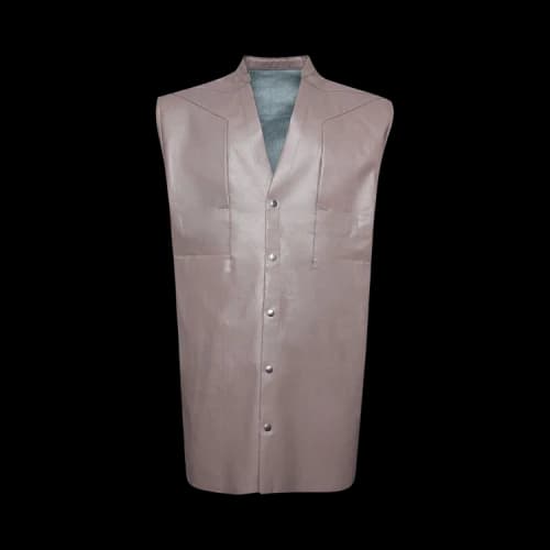 Rick Owens Strobe Jumbo Cut Out Outershirt 'Dusty Pink'