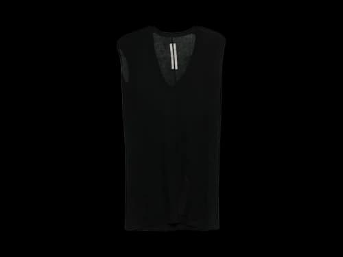 Rick Owens Deep V SL T-shirt Black