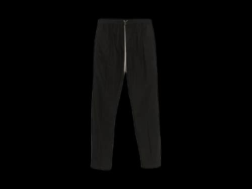 Rick Owens Drawstring Slim Long Pantaloni Black
