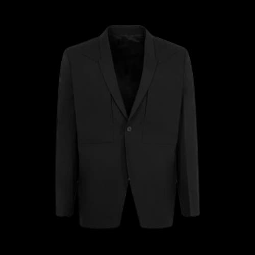 Rick Owens Fogpocket Soft Soft Blazer 'Black'
