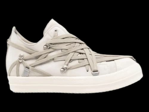 Rick Owens Megalaced Low Sneaks Dinge Milk