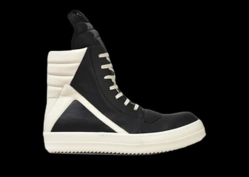 Rick Owens Geobaskets Black Milk
