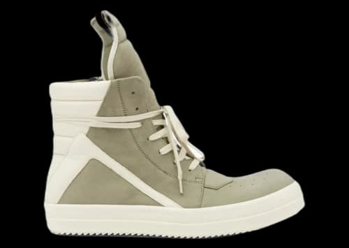 Rick Owens Hollywood Geobasket High Celadon Milk
