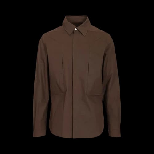 Rick Owens Camicia Fogpocket Outershirt 'Dust'