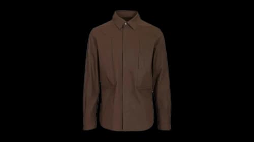 Rick Owens Camicia Fogpocket Outershirt Dust