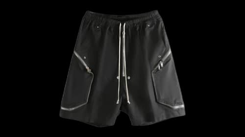 Rick Owens Heizer Bela Shorts Black