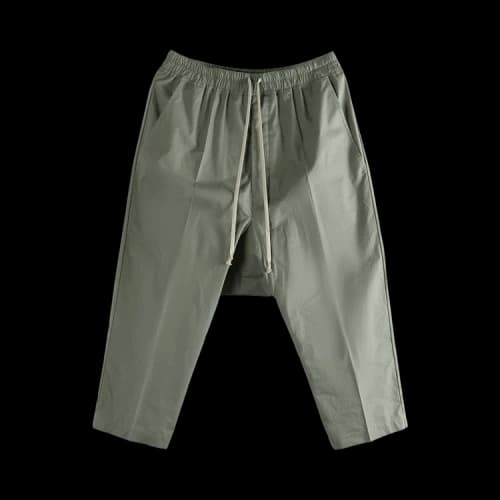 Rick Owens Drawstring Cropped Pants 'Euca'