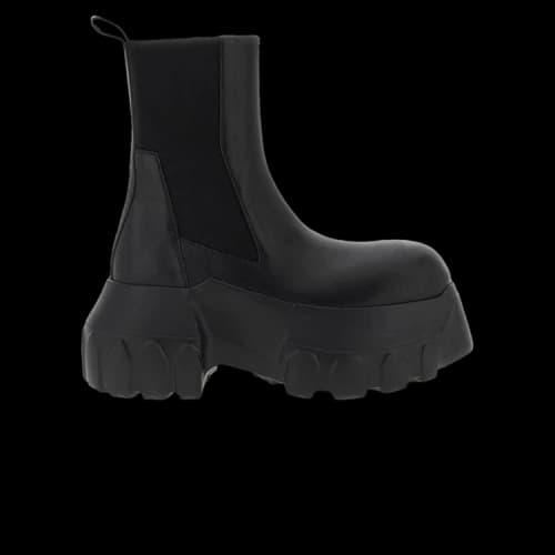 Rick Owens Black Beatle Mega Tractor Chelsea Boot 'Black'