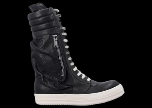 Rick Owens Cargo Geobasket Black Milk