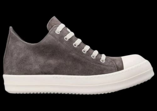 Rick Owens Temple Low Sneakers Dark Dust Milk