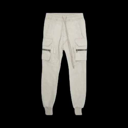 Rick Owens Mastodon Cargo Pants 'Pearl'