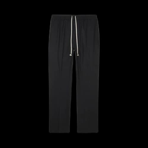 Rick Owens Drawstring Slim Long Pants 'Black'