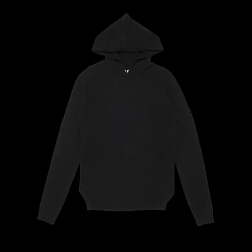 Rick Owens Knit Hoodie 'Black'