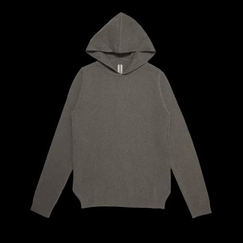 Rick Owens Knit Hoodie 'Dust'