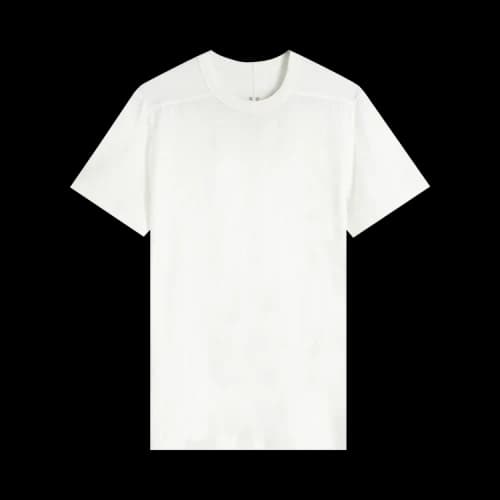 Rick Owens Short Level T-Shirt 'Milk'