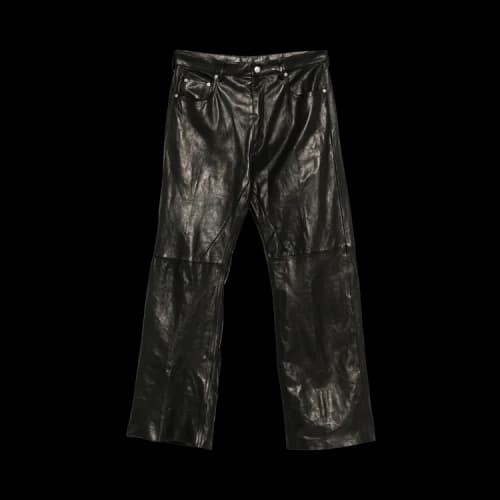Rick Owens Lambskin Geth Jeans 'Black'