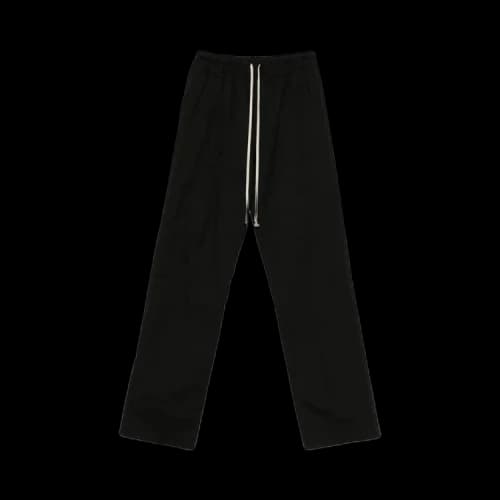 Rick Owens Heavy Poplin Dietrich Drawstring Pant 'Black'
