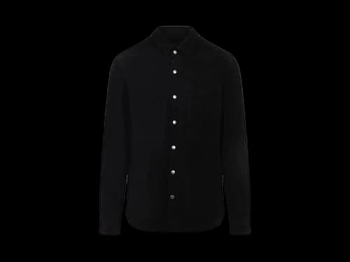 Rick Owens Suede Outershirt Black